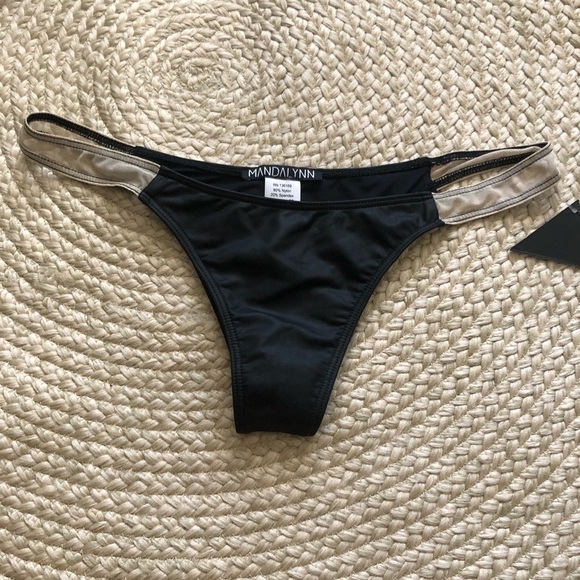 NWT mandalynn madison mesh side bikini bottom - Picture 3 of 5